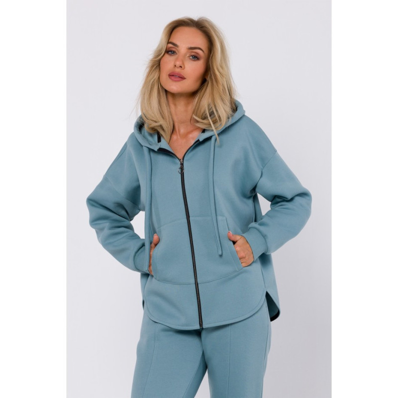 M761 Bluza z kapturem zasuwana na zamek - agawa