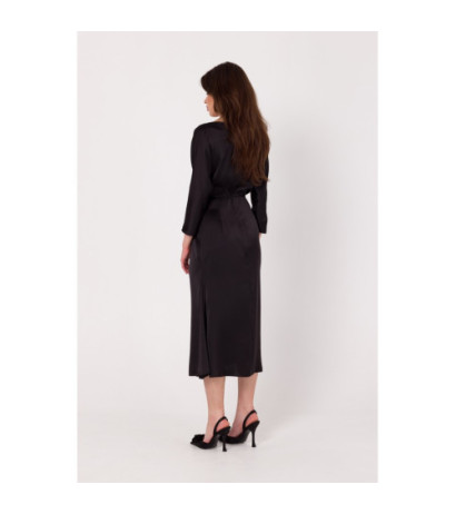 K177 Sukienka typu rybka - czarna