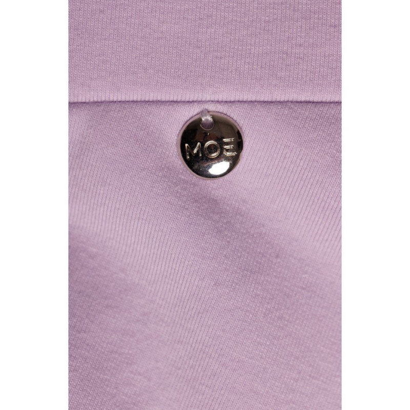 M786 Sukienka z górą na zakładkę - fiołkowa