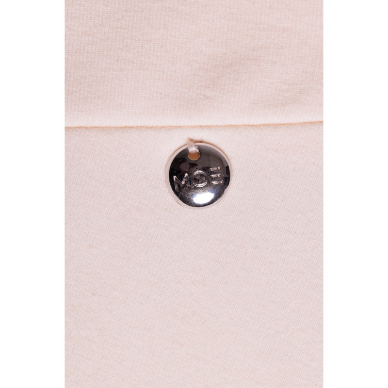 M786 Sukienka z górą na zakładkę - śmietankowa