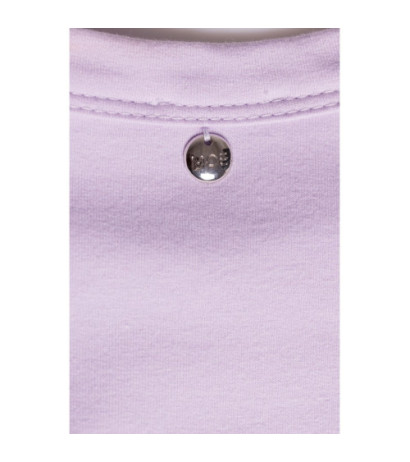 M787 Sukienka z wycięciem na nogę - fiołkowa