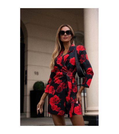 M797 Krótki kombinezon z wiązaniem we wzór - model 1