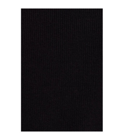 M816 Prążkowane legginsy z rozcięciami - czarne