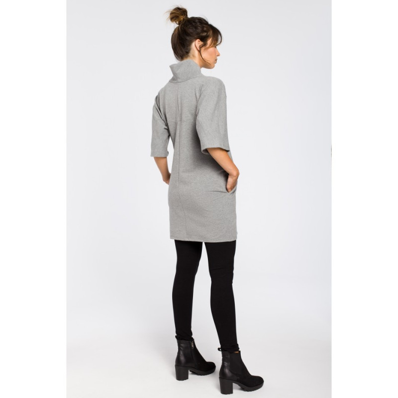 B043 Nowoczesna tunika kimono - szara