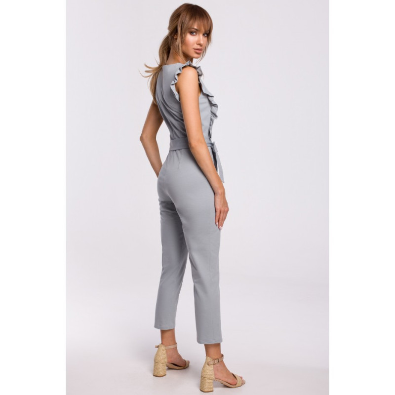 M507 Kombinezon z falbankami - kolor gołębi