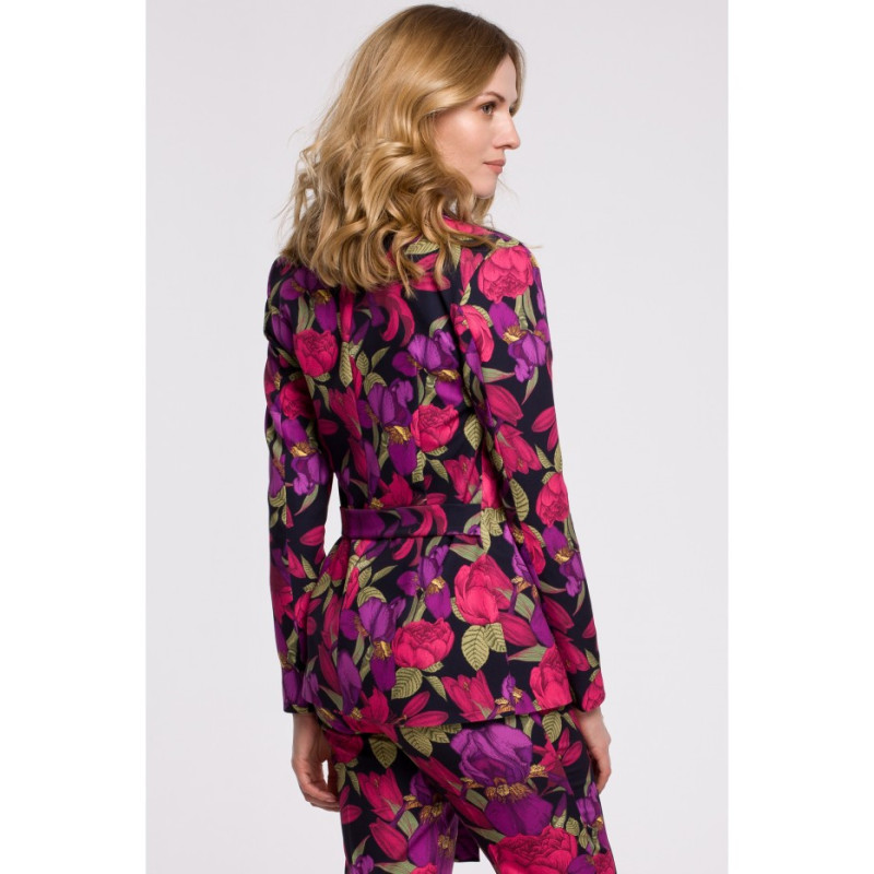 K054 Żakiet wiązany na boku - model 2