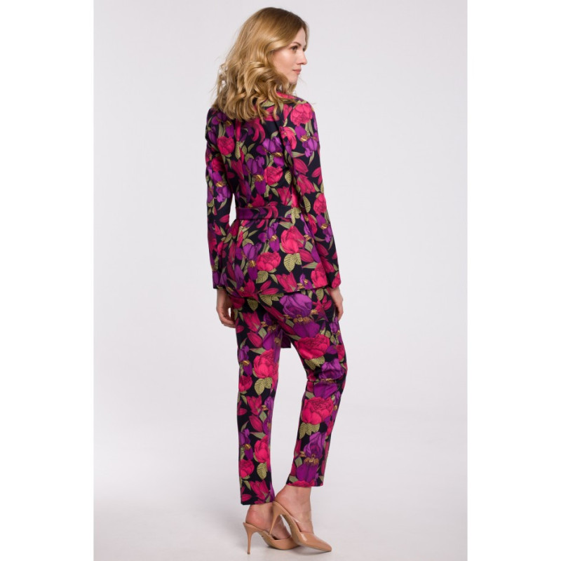 K054 Żakiet wiązany na boku - model 2