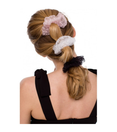 K068 Tiulowe gumki do włosów - zestaw 1 (3 szt.)