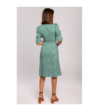 S223 Sukienka midi z guzikami - model 1