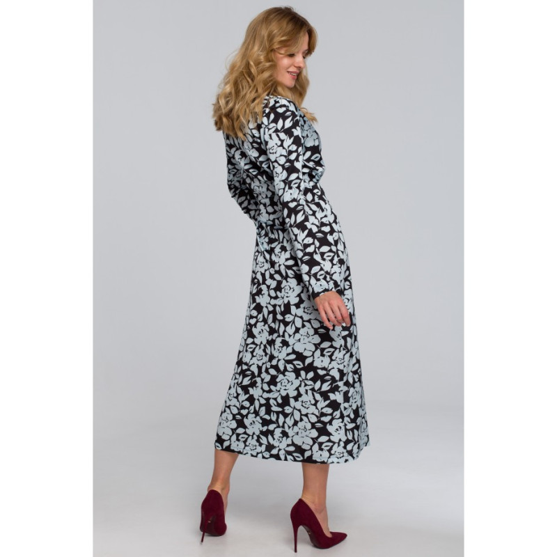 K083 Sukienka kopertowa maxi - model 4