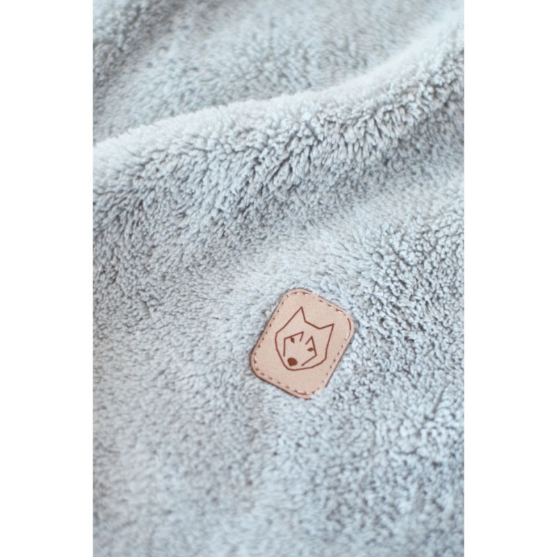 LA005 Pluszowe szorty - popielate