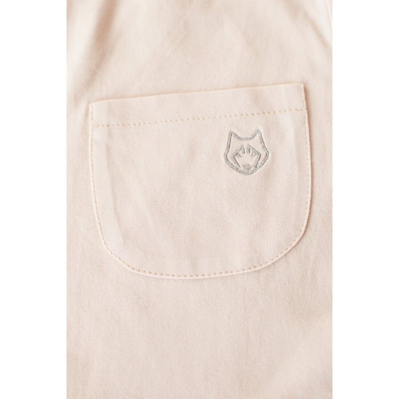 LA015 Bawełniany top do spania bez rękawów - brzoskwiniowy