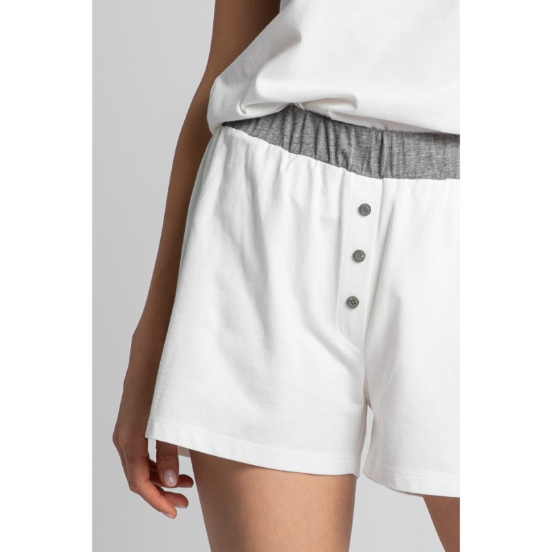 LA017 Bawełniane bokserki - ecru