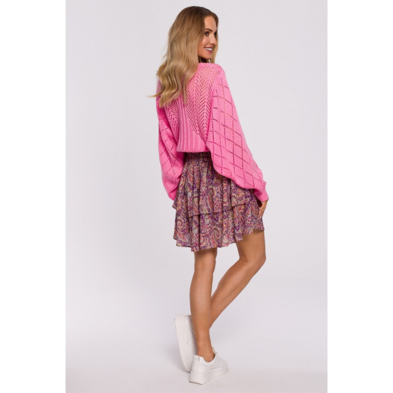 M577 Spódnica Z Dwóch Falban - model 2