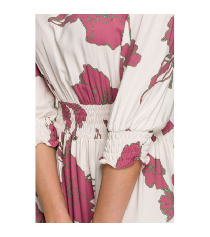 K097 Sukienka mini z wysokim pasem - model 2