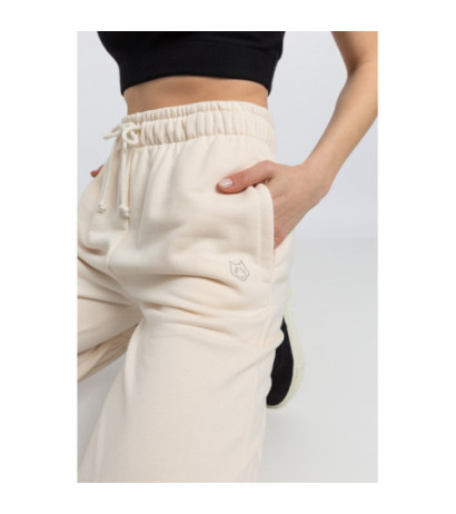 LA053 Spodnie typu Joggers - waniliowe