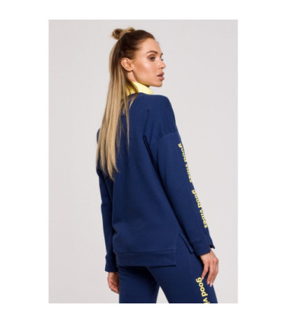 M620 Bluza z logo GOOD VIBES - atramentowa