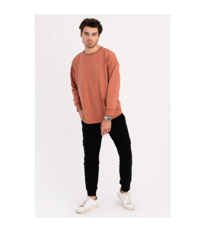 B212 Longsleeve UNISEX z nadrukiem - ceglasty