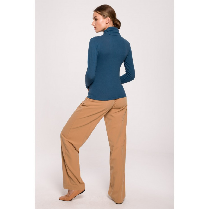 S278 Golf z marszczeniem na boku - morski