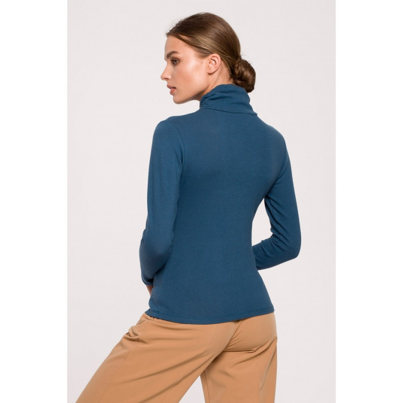 S278 Golf z marszczeniem na boku - morski