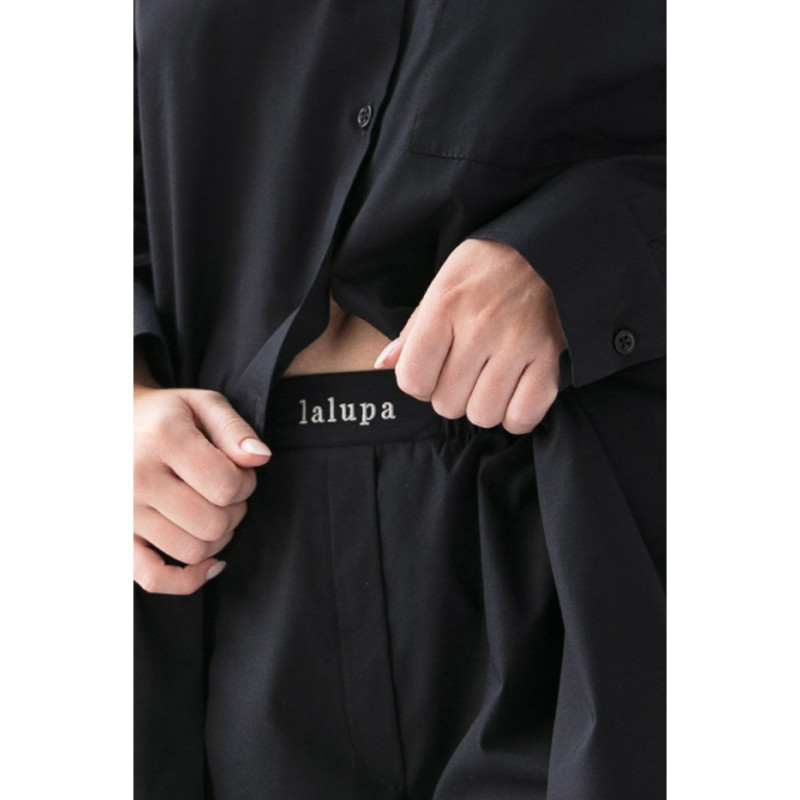 LA080 Szorty a la bokserki do spania - czarne