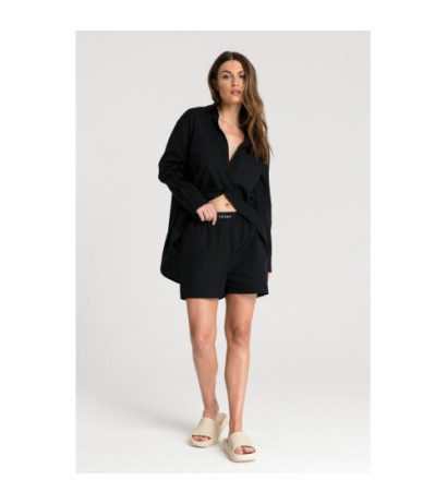 LA080 Szorty a la bokserki do spania - czarne