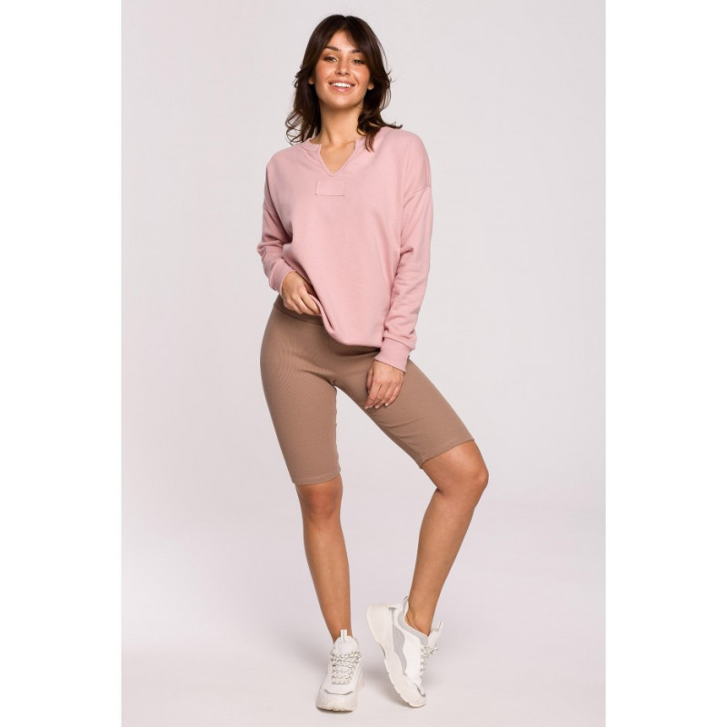 B231 Legginsy typu kolarki - cappuccino