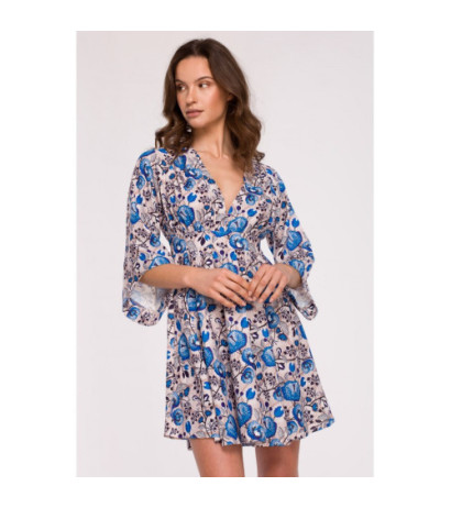 K133 Sukienka rozkloszowana mini - model 2