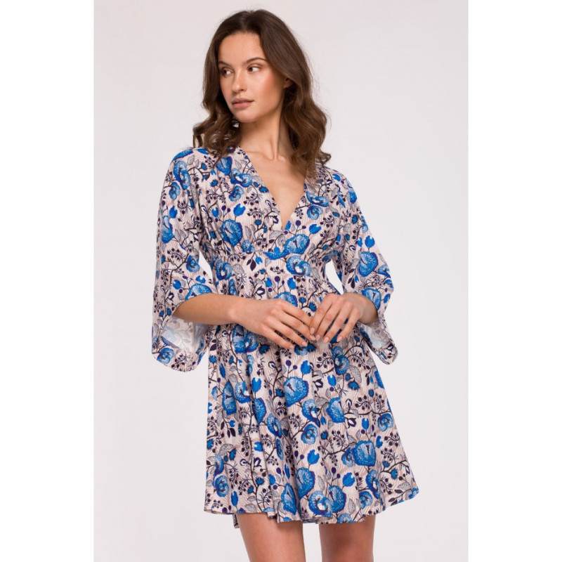 K133 Sukienka rozkloszowana mini - model 2