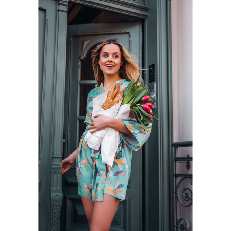 LA106 Szlafrok o kroju kimono - model 3