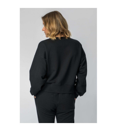 LA111 Bluza ze ściągaczami - czarna