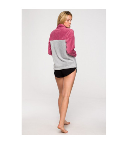 LA115 Pluszowa bluza na zamek - model 2