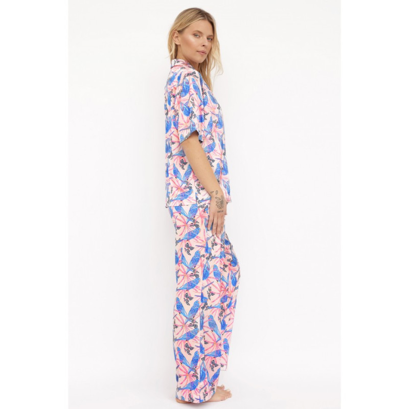 LA133 Koszula do spania z krótkimi rękawami - model 2