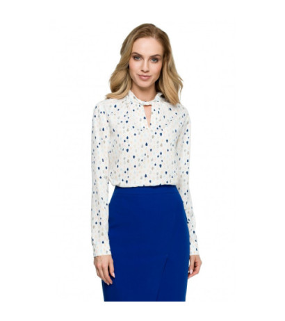 S125 Kobieca bluzka z nadrukiem - model 3