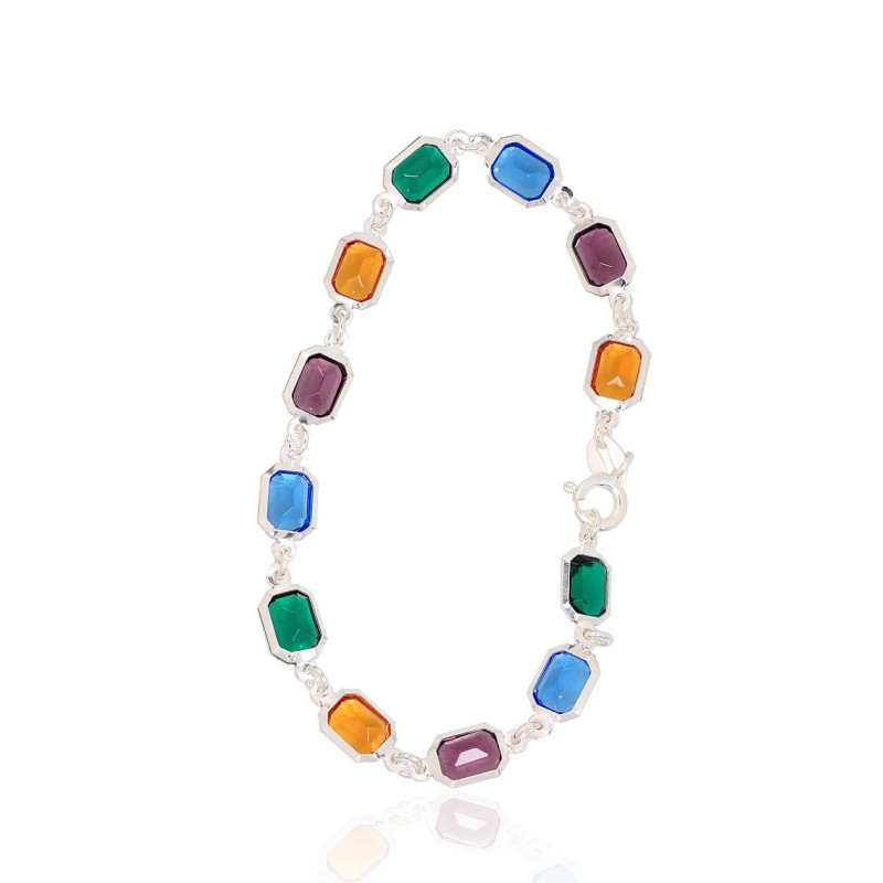 Hõbekäevõru 2600429_CZ-MIX, Hõbe 925°, Tsirkonid