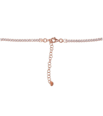 Hõbekaelaehe 2500145(PAu-R)_CZ, Hõbe 925°, punane kuld (kate), Tsirkonid