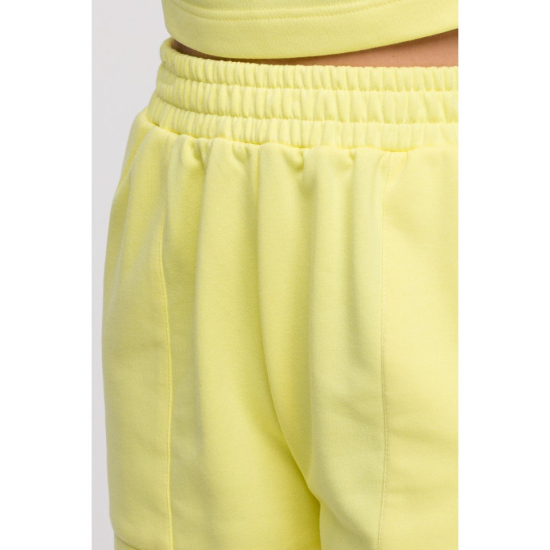 B295 Szorty z kieszeniami - cytrynowe