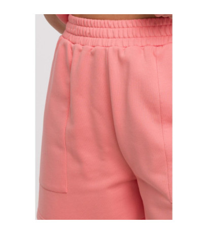 B295 Szorty z kieszeniami - koralowe