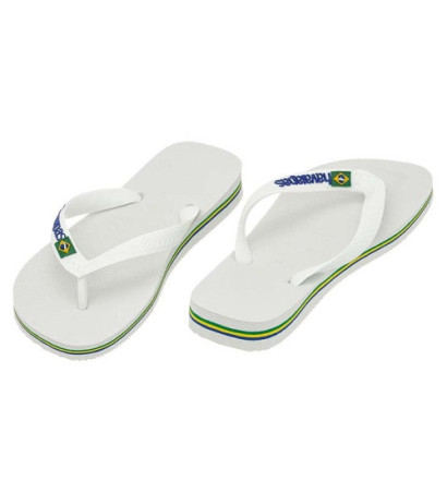 Havaianas Brasil Logo Branco White 4110850-0001 (HI1-f) kingad