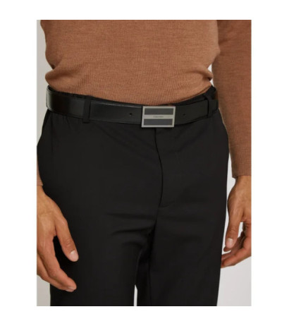 Calvin Klein Metal Inlaid CK Plaque 35MM CK Black Smooth K50K512333 BEH (CK564-a) vöö