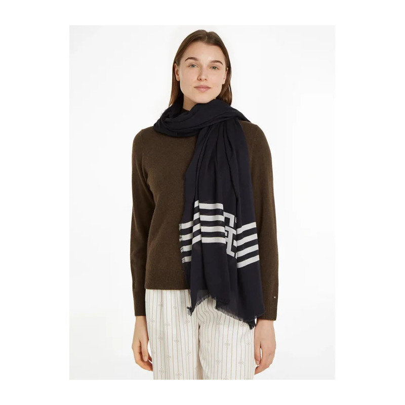 Tommy Hilfiger TH Naval Scarf AW0AW16644 DW6 (TH1187-a) tarvik