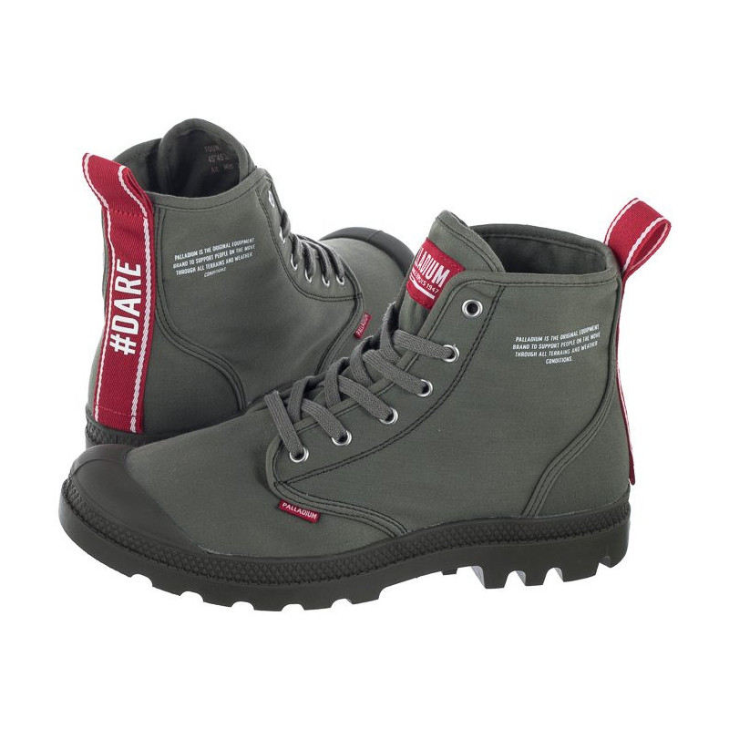 Palladium Pampa Hi Dare Olive Night 76258-325-M (PA50-a) spordijalatsid