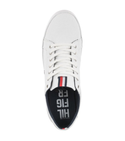 Tommy Hilfiger Iconic Long Lace Sneaker FM0FM01536-0K4 Triple White (TH112-d) tossud
