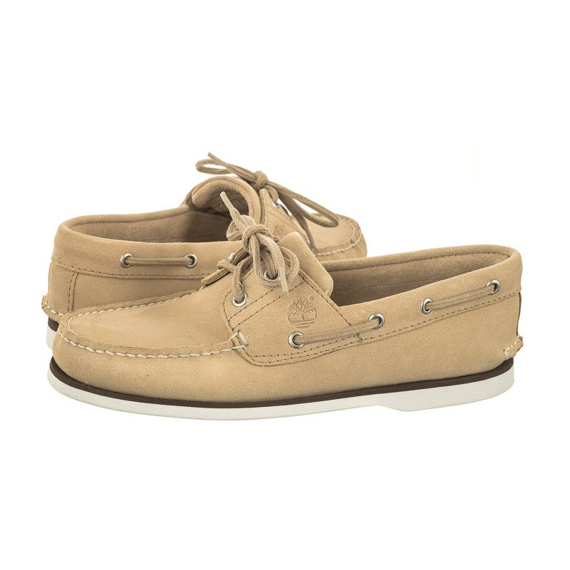 Timberland Classic Boat Boat Shoe Light Beige Suede 0A5QRR DQ9 (TI121-a) kingad