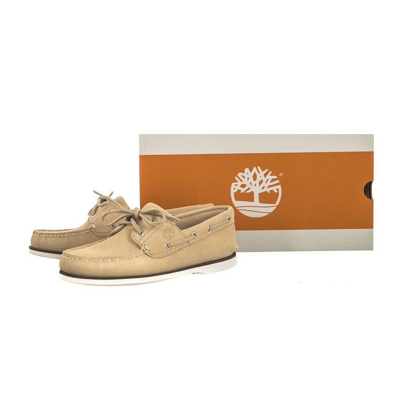 Timberland Classic Boat Boat Shoe Light Beige Suede 0A5QRR DQ9 (TI121-a) kingad