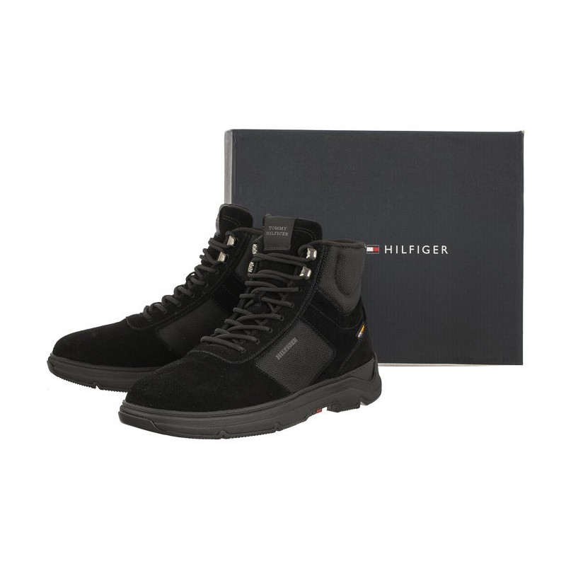 Tommy Hilfiger Core W Mix Cordura Hybrid Boot Black FM0FM04807 BDS (TH857-a) kingad