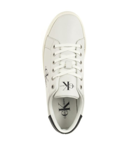Calvin Klein Classic Cupsole Laceup Low Lth Bright White YM0YM00491 YAF (CK363-b) spordijalatsid