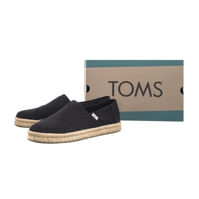 Toms Alp Rope 2.0 Black Recycled Cotton Slubby Woven 10019875 (TS38-b) tossud