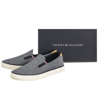 Tommy Hilfiger TH Hi Vulc Low Slipon Chambray Desert Sky FM0FM04947 DW5 (TH1030-a) tossud