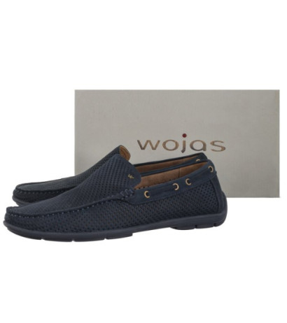 Wojas Granatowe Perforowane 10103-26 (WO181-b) kingad